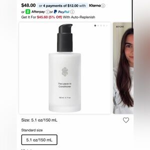 NEW IN BOX Crown Affair The Leave-In Conditioner 5.1 oz. MSRP$48